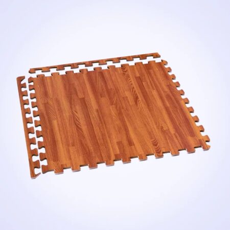 Wooden Grain Interlocking Foam Floor Mat