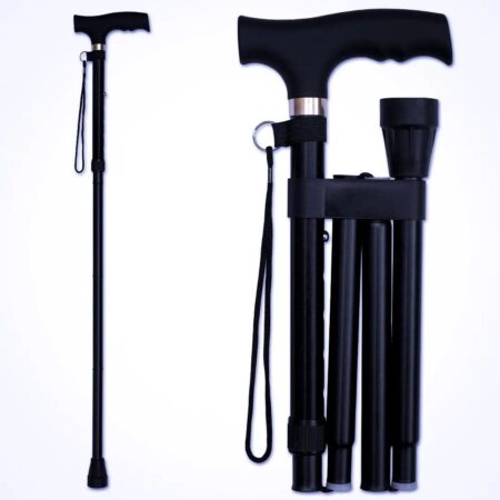 Foldable Aluminum Cane With Led Lights