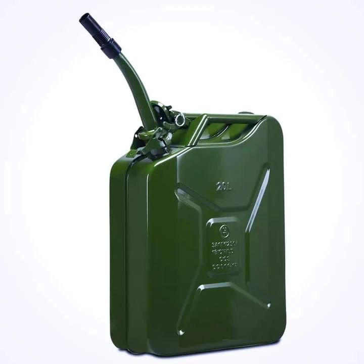 Portable Metallic Fuel Jerry Can