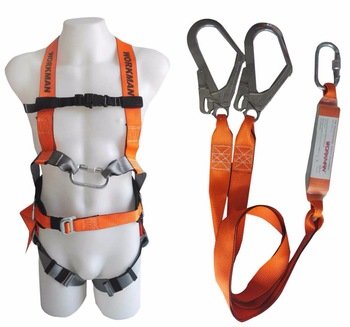 Double Hook Work Man Full Body Safety Harness