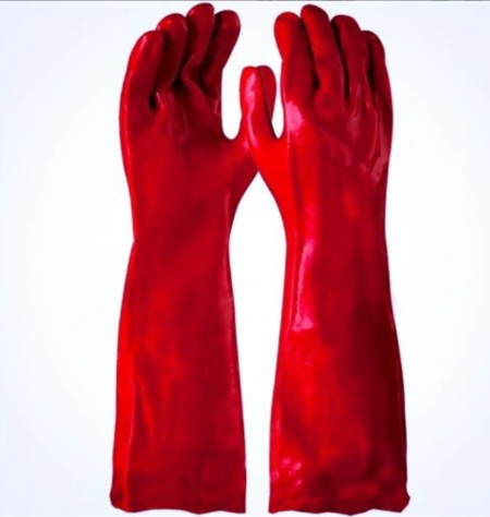 PVC Gloves (Red)