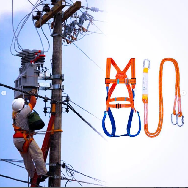 Full Body Safety Harness Belt With Shock Absorber - Image 2