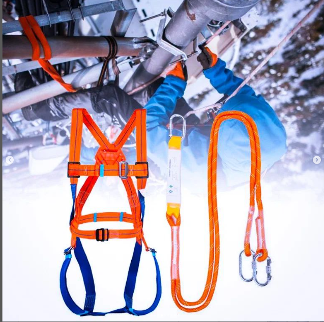 Full Body Safety Harness Belt With Shock Absorber - Image 4