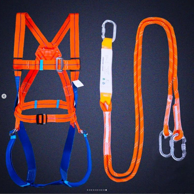 Full Body Safety Harness Belt With Shock Absorber - Image 3