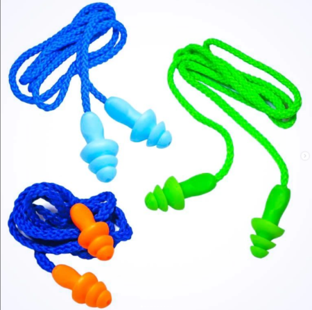 Silicone Earplugs With Strings