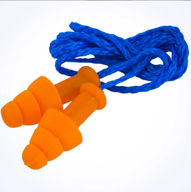 Silicone Earplugs With Strings - Image 3