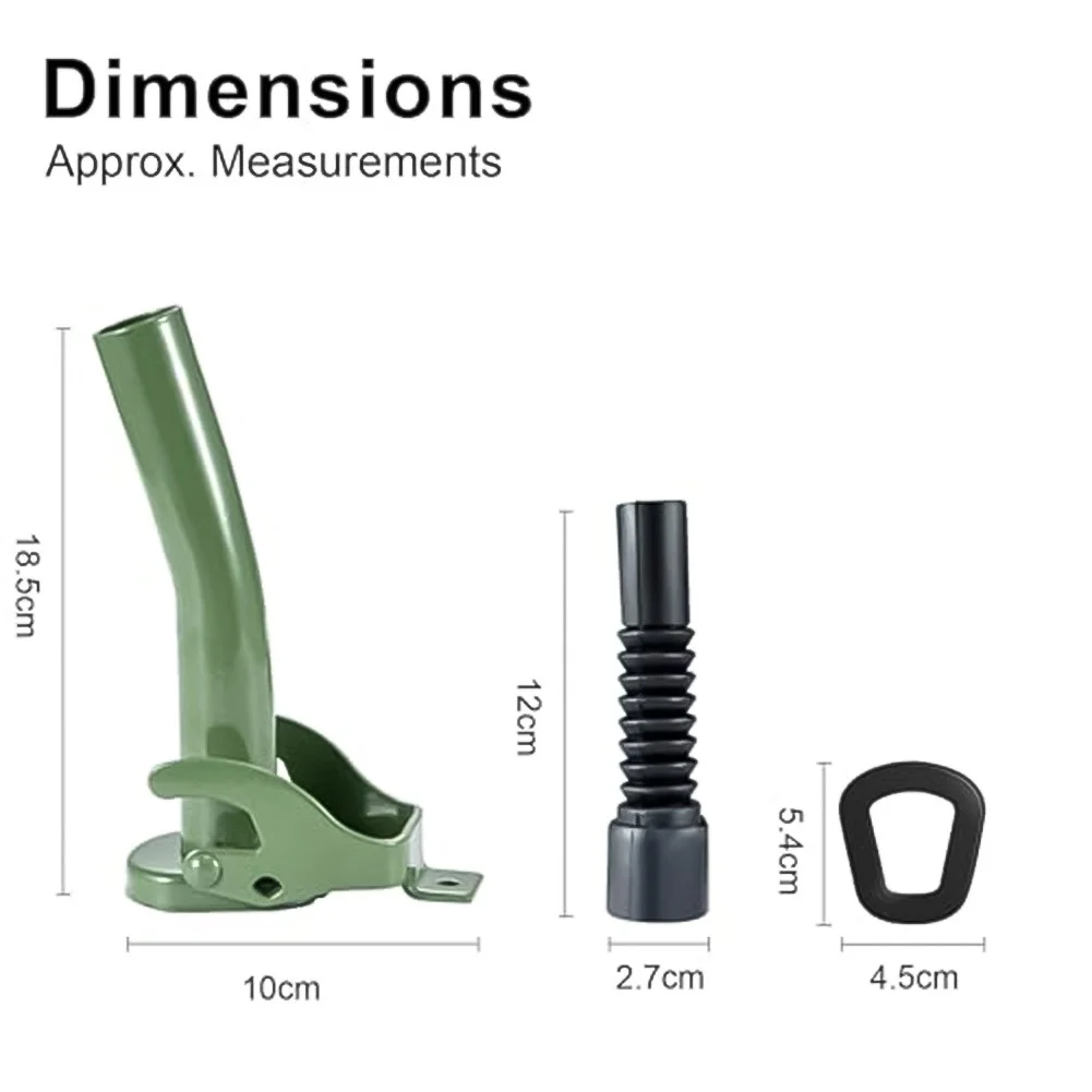 Metal Fuel Jerrycan Spout - Image 4