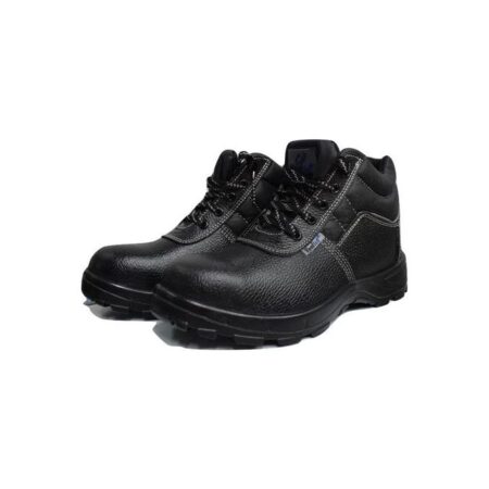 Vaultex Men’s Black Leather Steel Toe Safety Boots