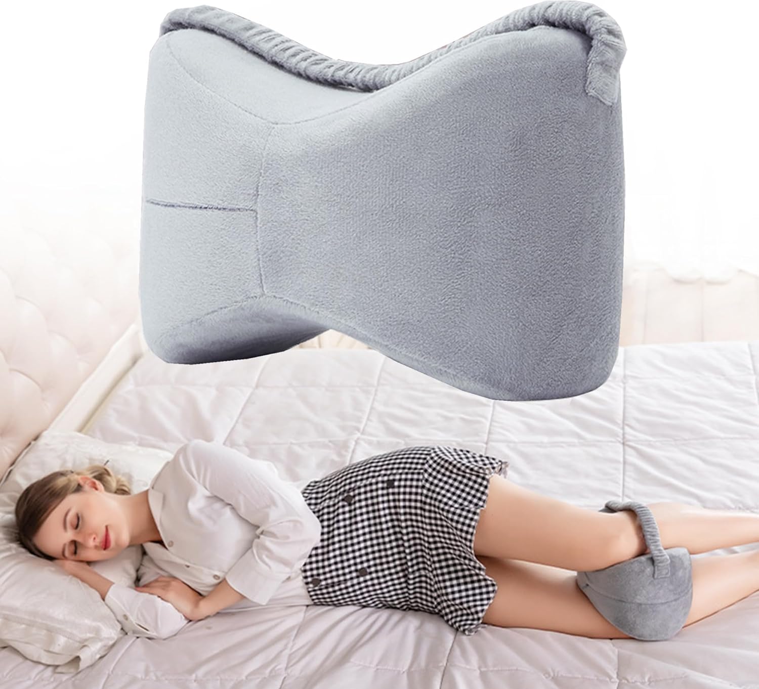 Orthopedic Knee Pillow with Strap