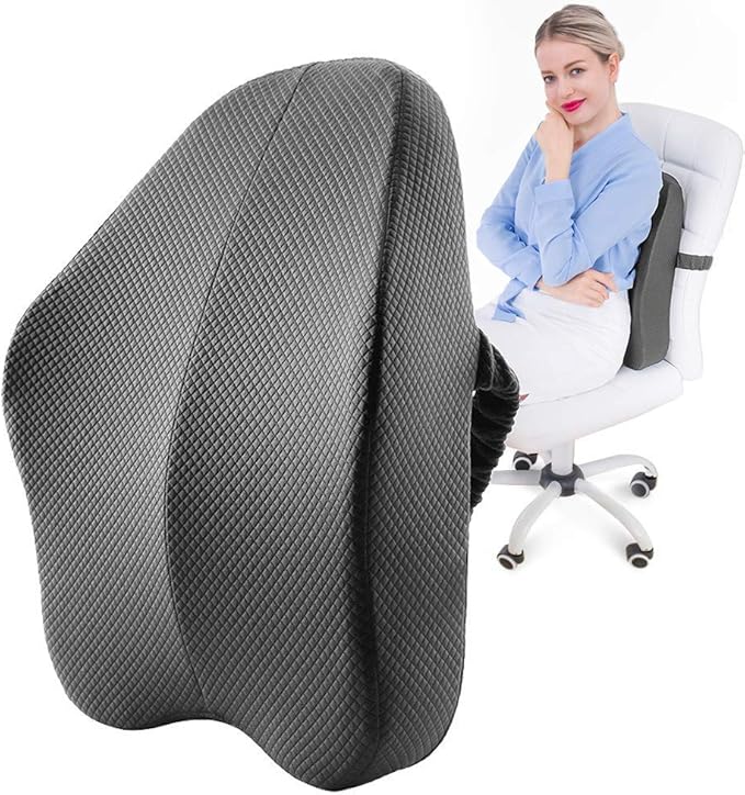 Ergonomic Memory Foam Back Rest Cushion