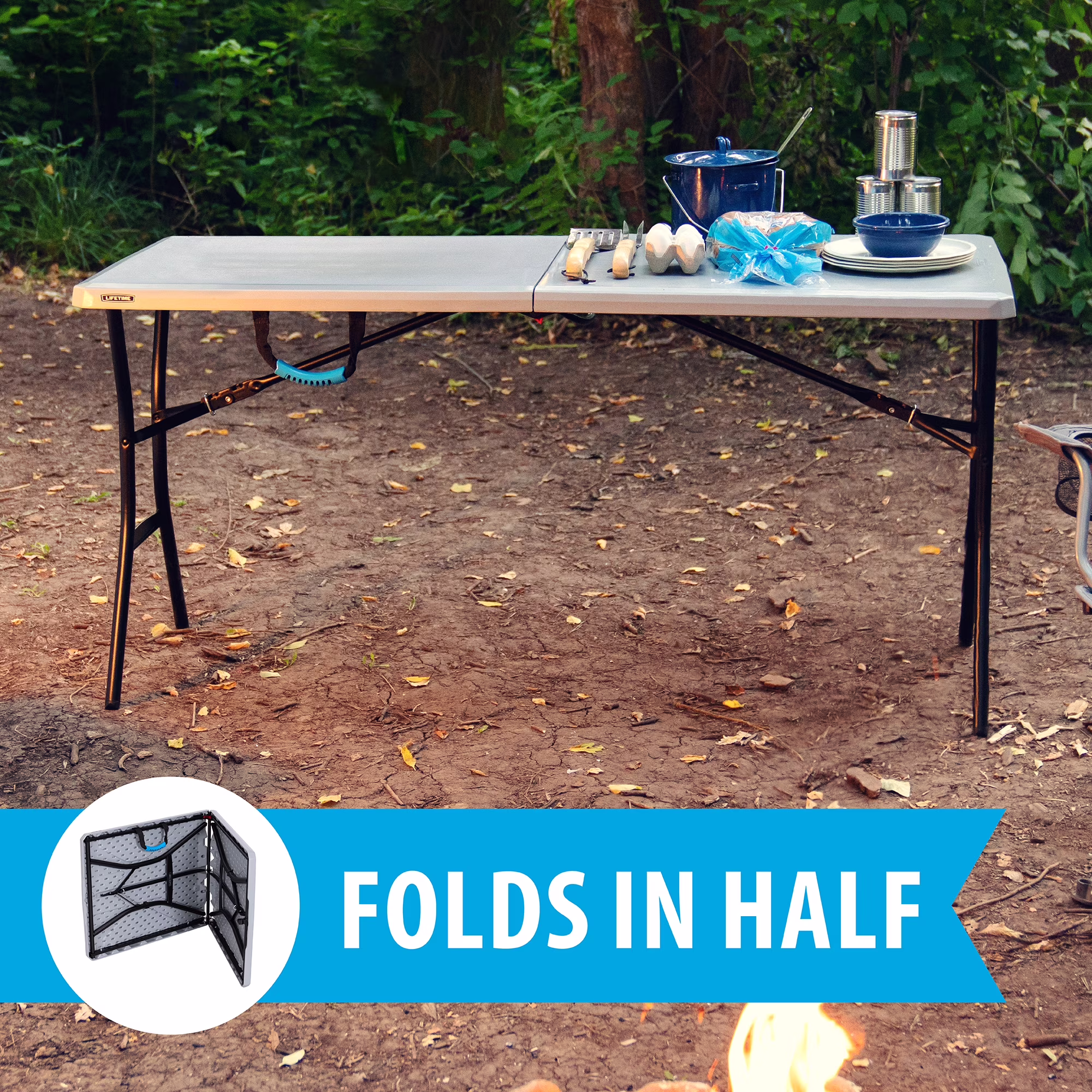 5 Foot Fold In Half Table - Image 5