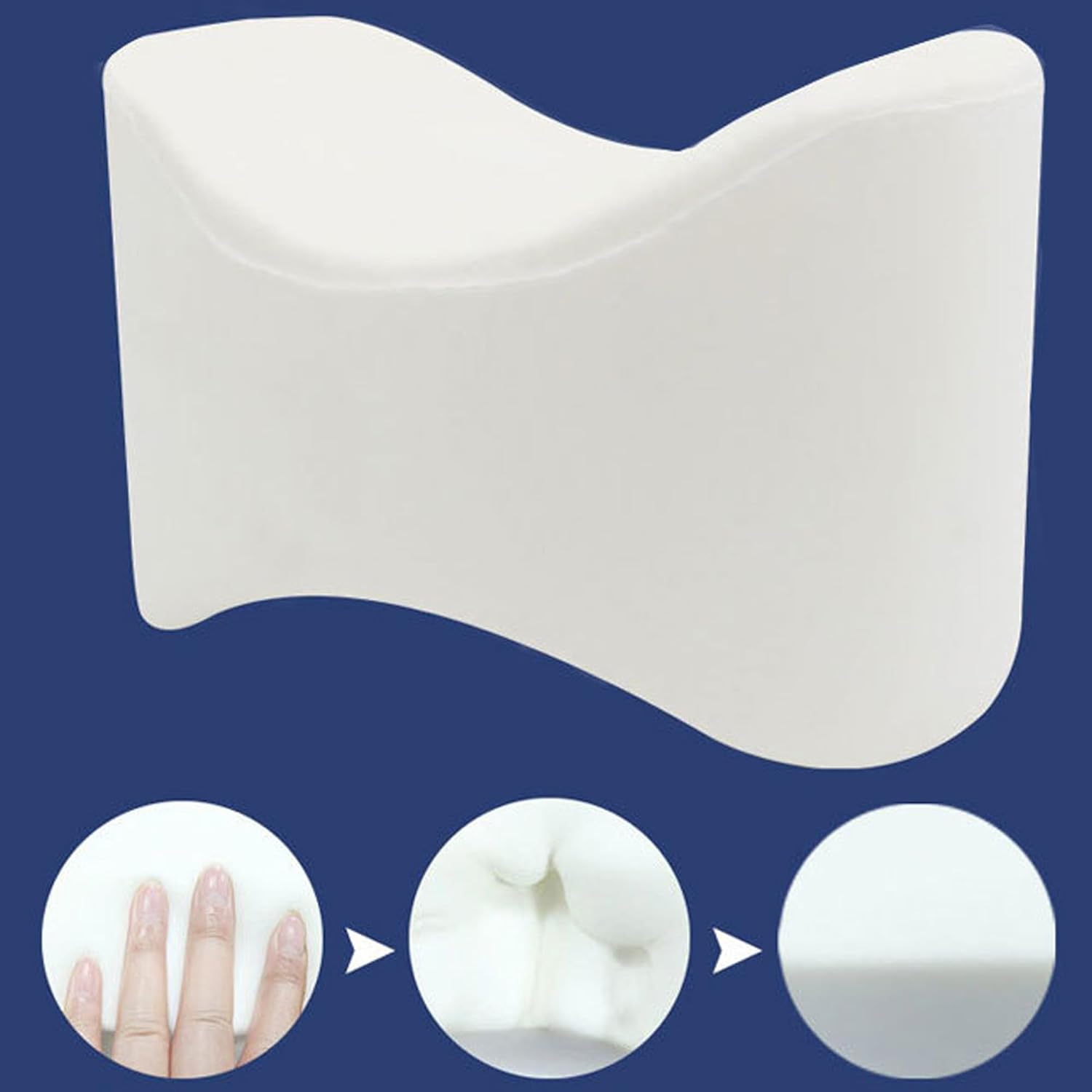 Orthopedic Knee Pillow with Strap - Image 6