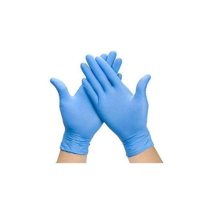 Blue Nitrile Gloves - 100 pieces - Image 3