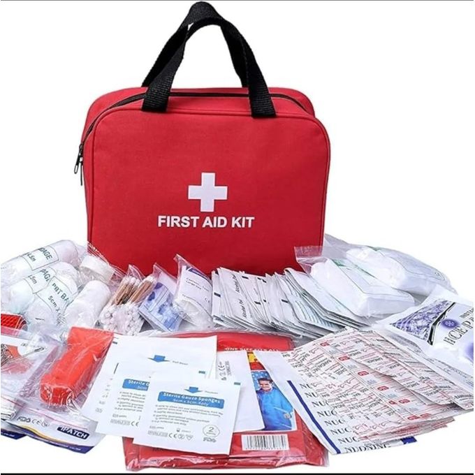 Comprehensive General Purpose Canvas First Aid Kit for 50 Persons - 31 Essential items