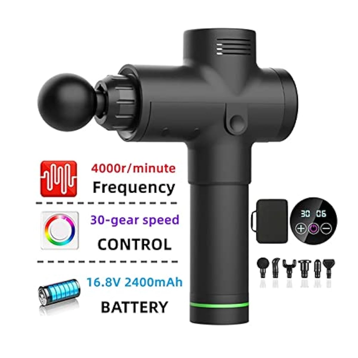 6 Head Massage Gun for Full Body Massage - Image 4