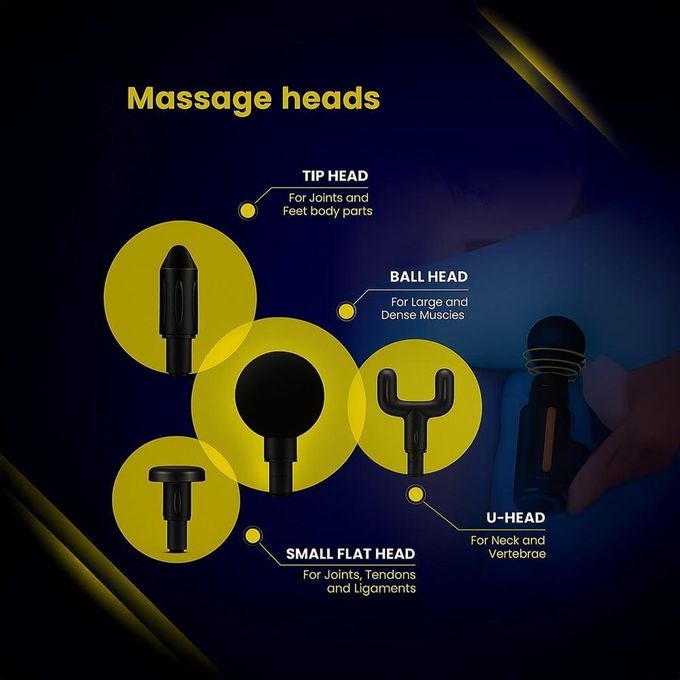 4 Heads Massage Gun - Image 3