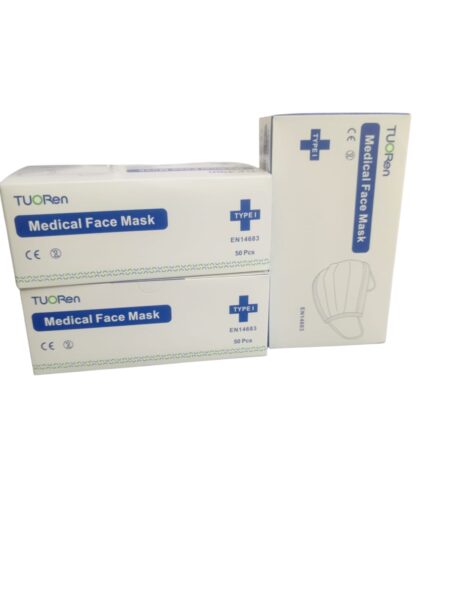 3ply Medical Face Masks – Type 1, 50 pieces