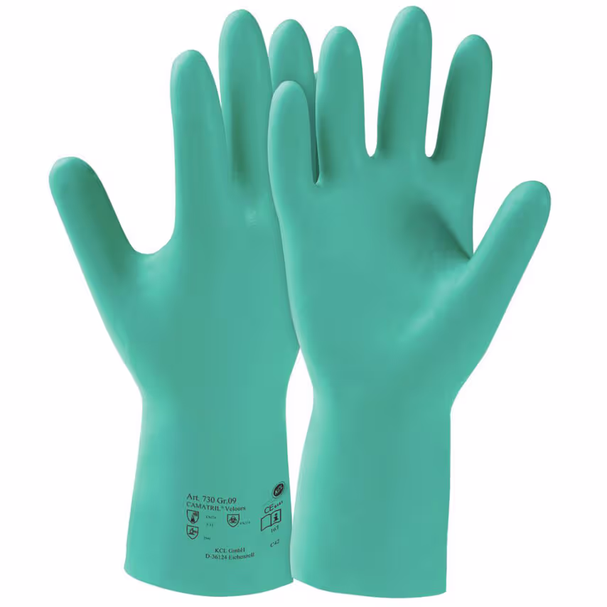 Heavy Duty Industrial Reusable Nitrile Gloves - Image 2
