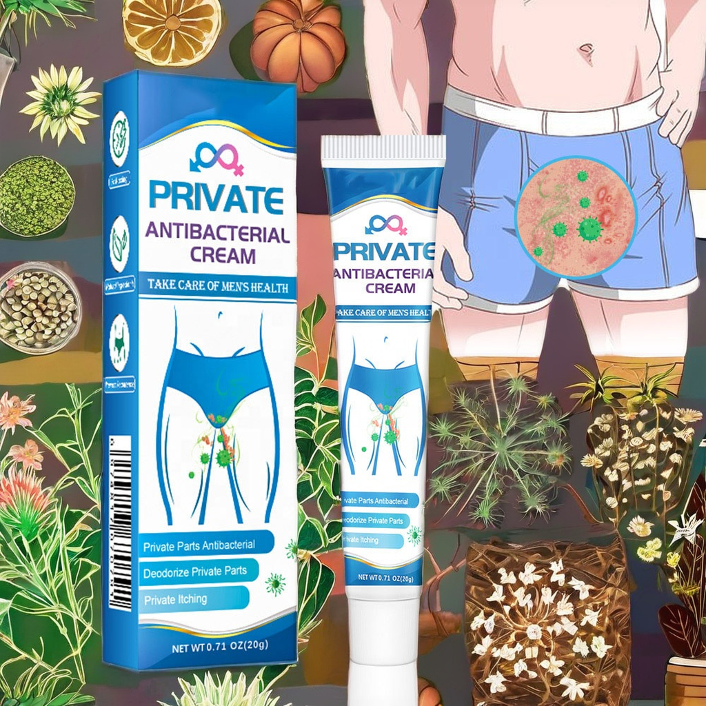 Men's Private Part Antibacterial Cream for Bad Odor, Itchy and Dry Skin Care - Image 2