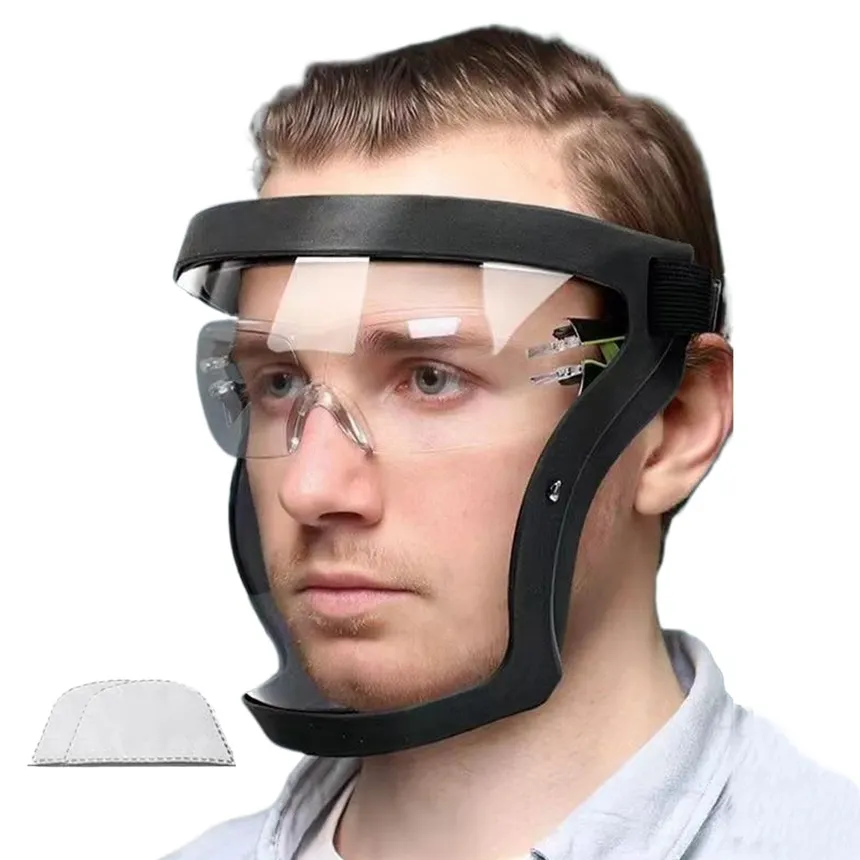 Anti Fog Full Face Clear Shield