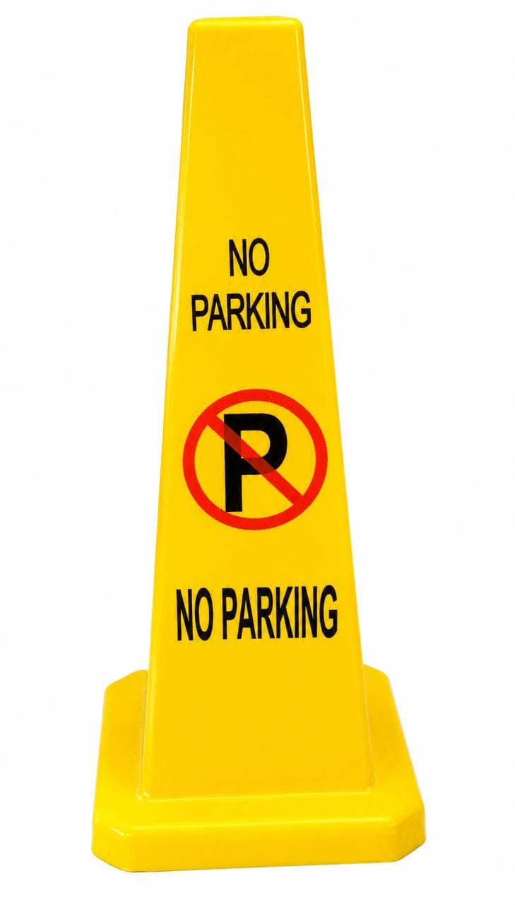 Four-sided pyramid caution board - Image 3