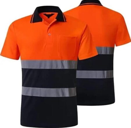 Short Sleeve High Visibility Safety Polo Shirt