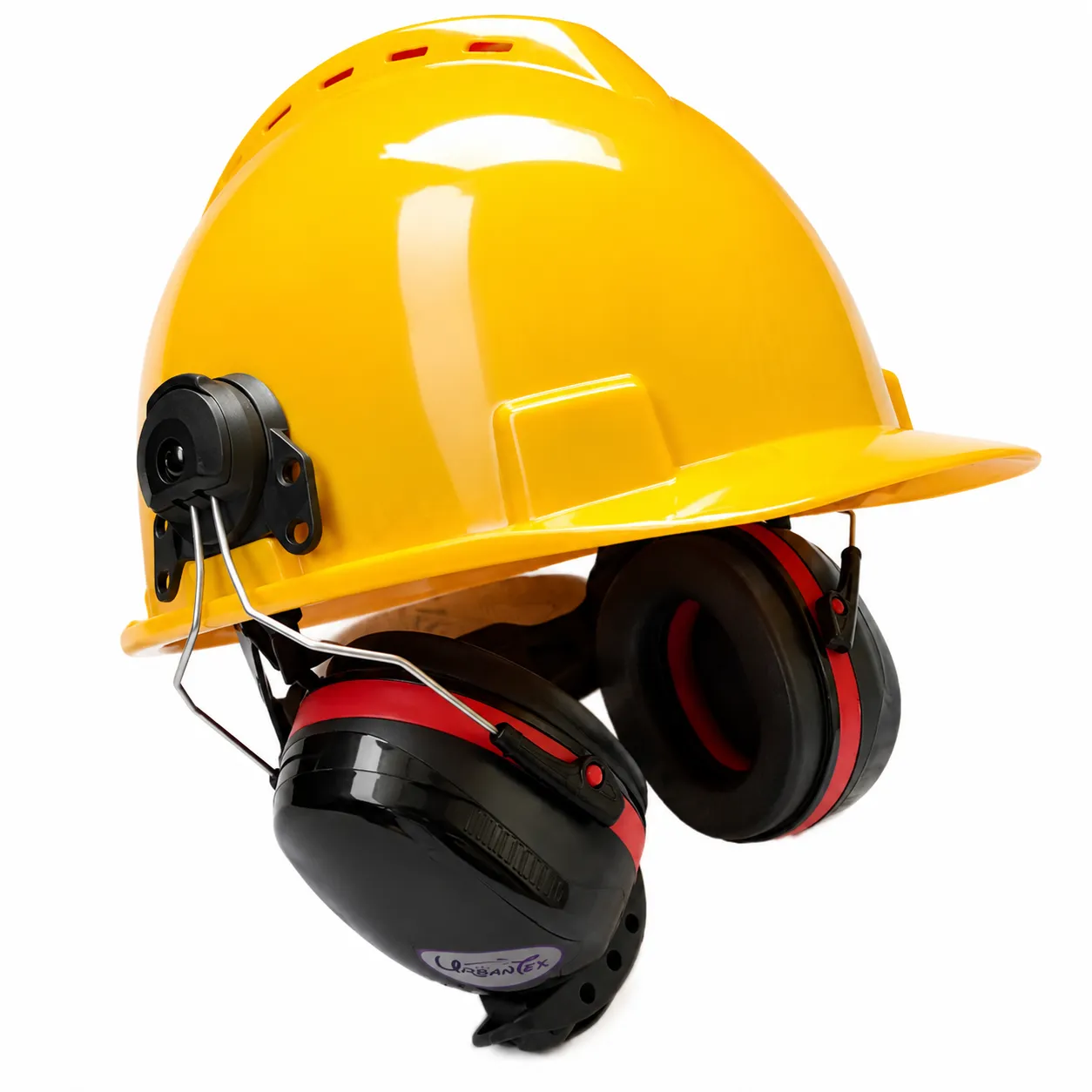 Industrial Safety Helmet with Ear Muffs