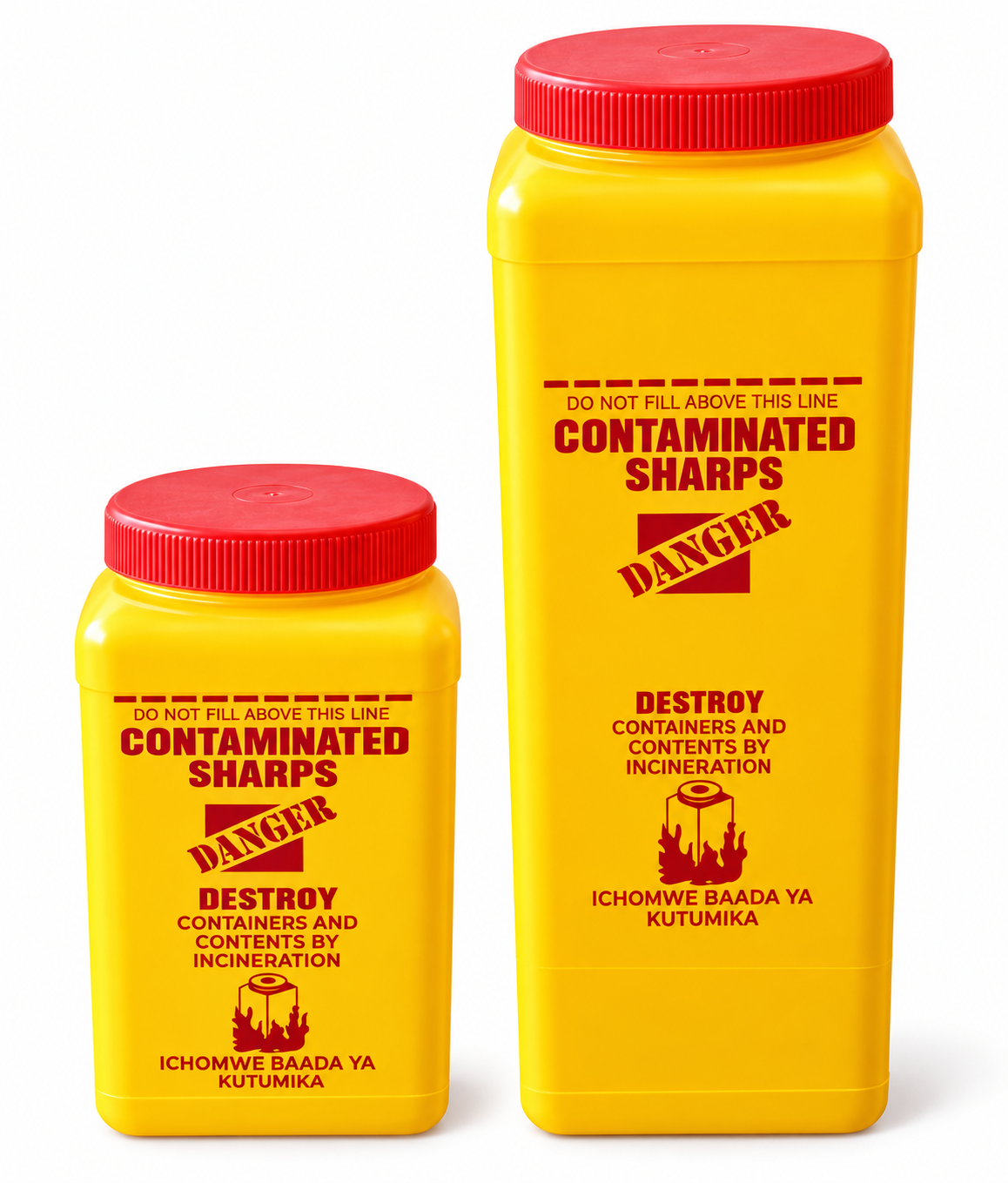 Sharp Plastic Container