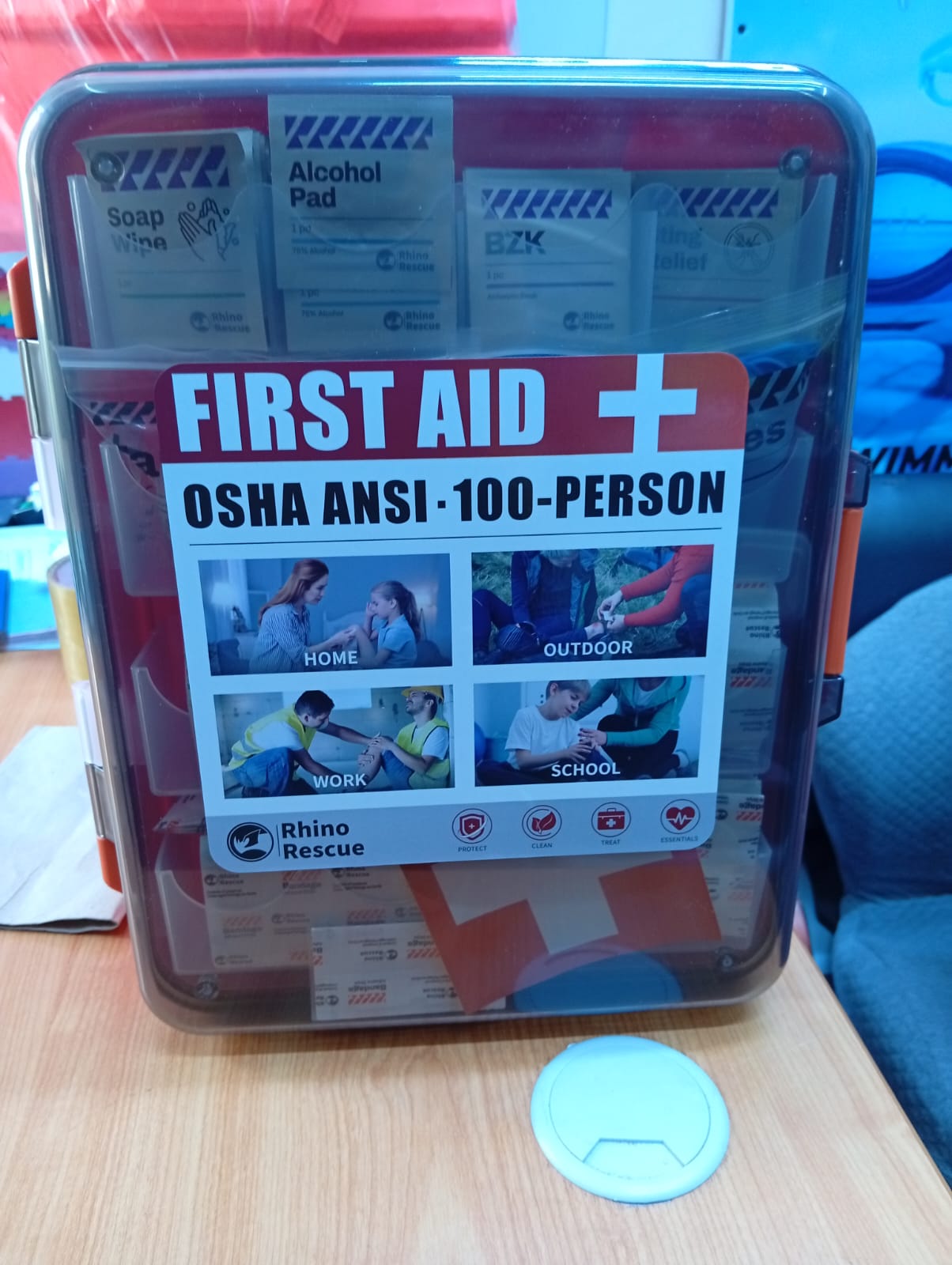 Rhino Rescue OSHA ANSI 50/100 Person First Aid Kit - Image 2