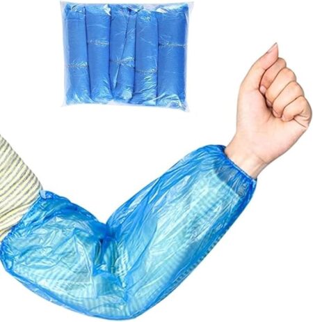 Disposable Waterproof Arm Sleeves with Elastic Cuffs